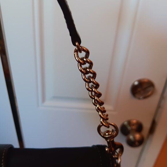 Coach mini black bag  Soho with rhinestone buckle, tag and heart charm - Picture 4 of 11